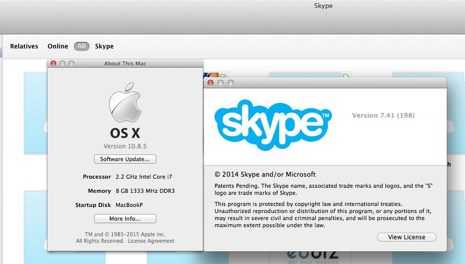 Skype For Mac 10.8.5
